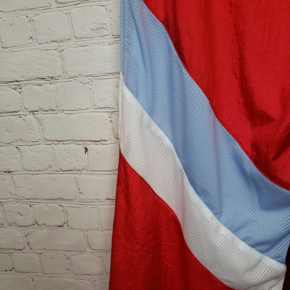 Champion Life Nylon Warm Up Pants In Red  Blue White - Picture 6 of 11